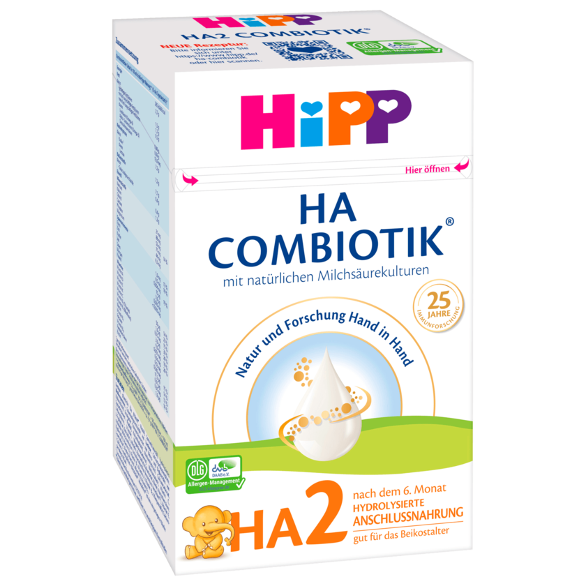 Hipp HA Combiotik HA 2 nach dem 6. Monat 600g